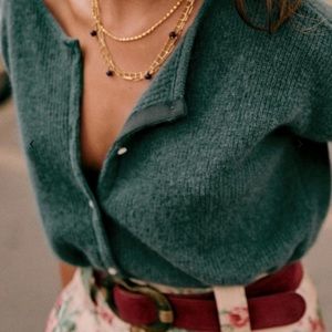 Sezane Gaspard Jumper Size S, Sage Green
